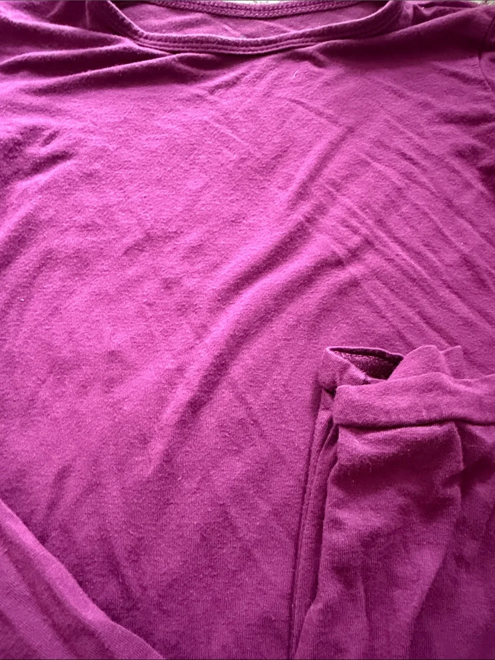 B79 Kyte Baby Bamboo 2pc LS Pajamas, Deep Magenta Color
